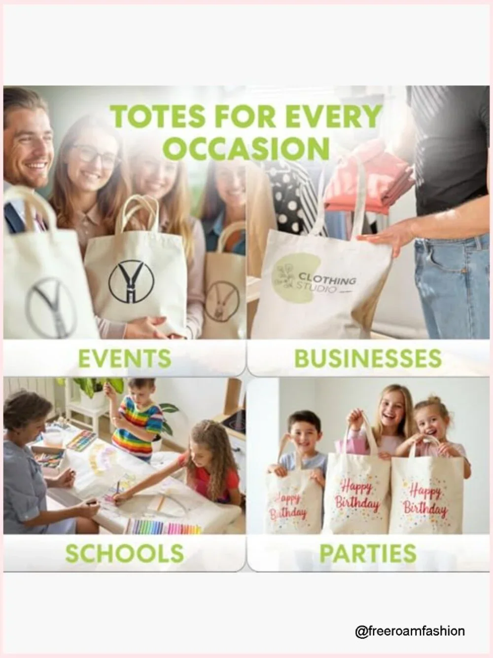 Heavy Duty Cotton Canvas Tote Bags Set of 15 Machine Washable Reusable